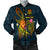 Tuvalu Polynesian Personalised Men's Bomber Jacket - Legend of Tuvalu (Blue) Blue - Polynesian Pride