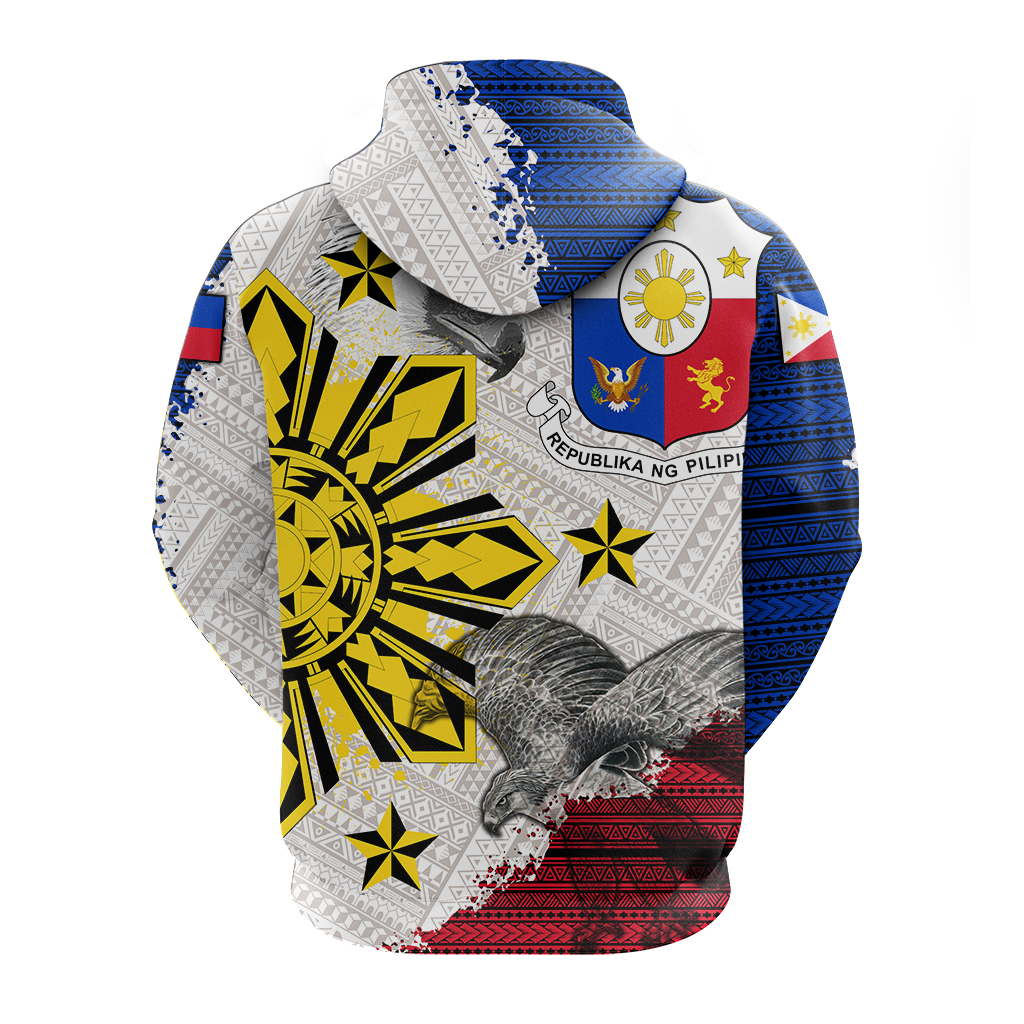 Philippines Filipino Tribal Eagle Hoodie LT2 - Polynesian Pride