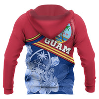 Guam Polynesian Zip up Hoodie Land of the Chamorros - Polynesian Pride