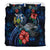 Solomon Islands Polynesian Bedding Set - Blue Turtle Hibiscus - Polynesian Pride