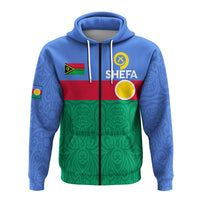 Vanuatu Shefa Province Zip up Hoodie Flag Style LT12 - Polynesian Pride