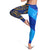 Fiji Leggings - Flag's Color With Gold Polynesian Pattern - LT20 - Polynesian Pride