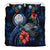 Marshall Islands Polynesian Bedding Set - Blue Turtle Hibiscus - Polynesian Pride