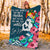 (Custom Personalised) Tahiti Mothers Day With Green Turtle Blanket - LT12 - Polynesian Pride