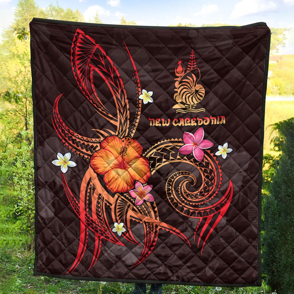 New Caledonia Polynesian Premium Quilt - Legend of New Caledonia (Red) - Polynesian Pride