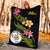 Niue Polynesian Blanket - Plumeria Tribal - Polynesian Pride