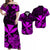 Hawaii Matching Dress and Hawaiian Shirt Polynesia Purple Kanaka Maoli LT13 Purple - Polynesian Pride