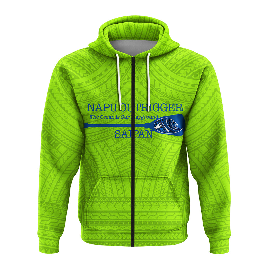 NAPU Outrigger Canoe Club Zip up Hoodie LT12 - Polynesian Pride