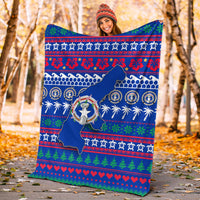 Northern Mariana Islands Christmas Blanket - Ugly Christmas - LT12 - Polynesian Pride