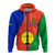 New Caledonia Zip up Hoodie Flag Style LT12 - Polynesian Pride