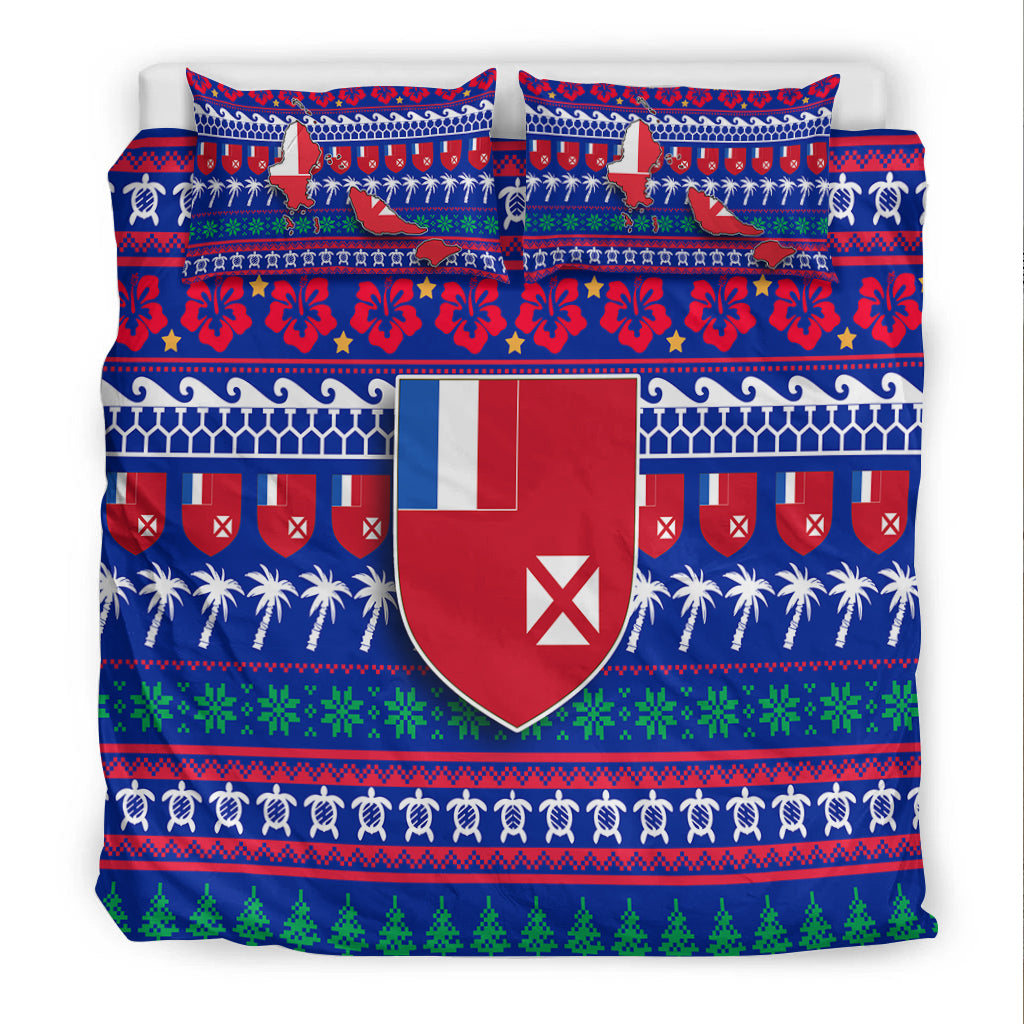 Wallis and Futuna Christmas Bedding Set - Ugly Christmas - LT12 - Polynesian Pride