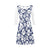 Hibiscus Blue Sleeve Sundress White Sundress - Polynesian Pride