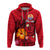 Custom Tahiti Maohi Zip Hoodie Hibiscus With Tribal LT12 - Polynesian Pride