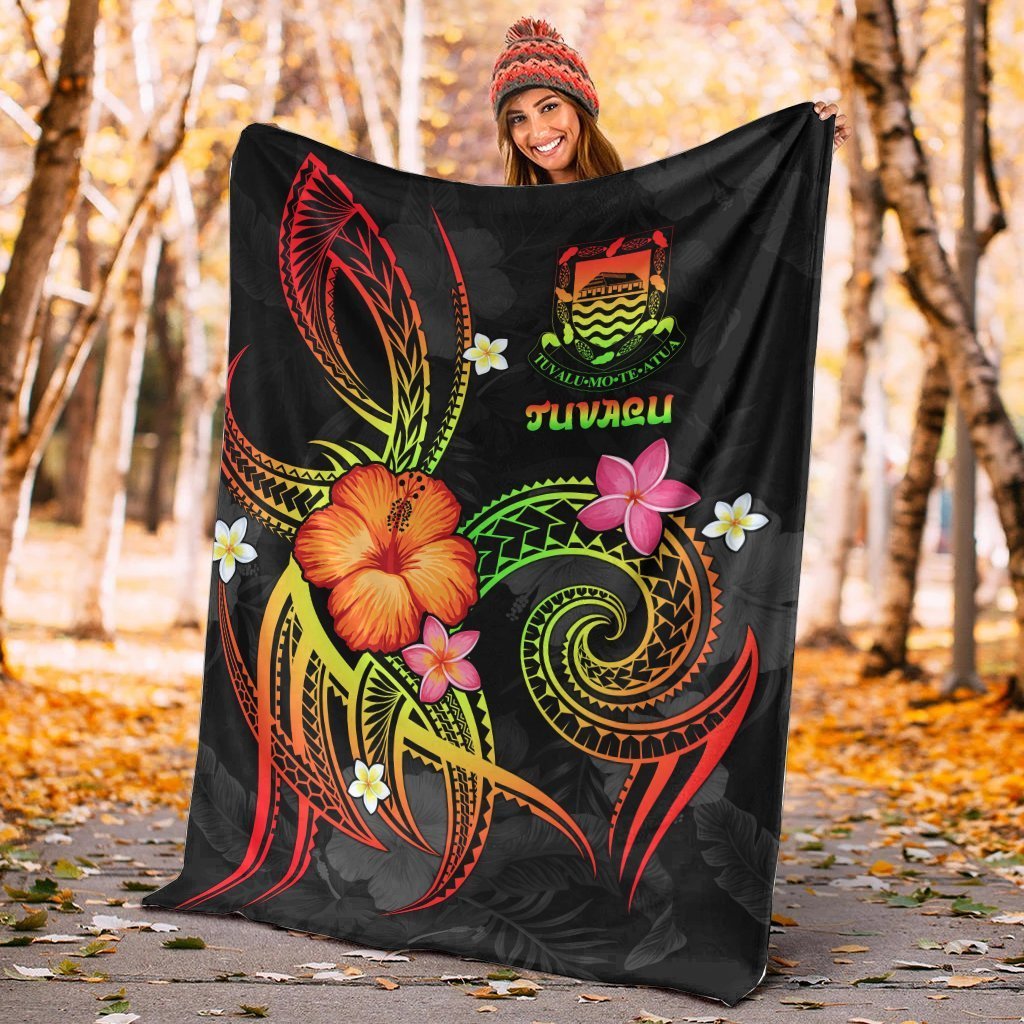 Tuvalu Polynesian Premium Blanket - Legend of Tuvalu (Reggae) - Polynesian Pride