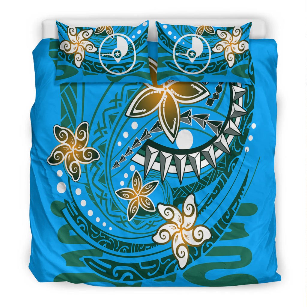 Yap Bedding Set - Spring Style Blue Color - Polynesian Pride