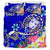 Fiji Custom Personalised Bedding Set - Turtle Plumeria (Blue) - Polynesian Pride