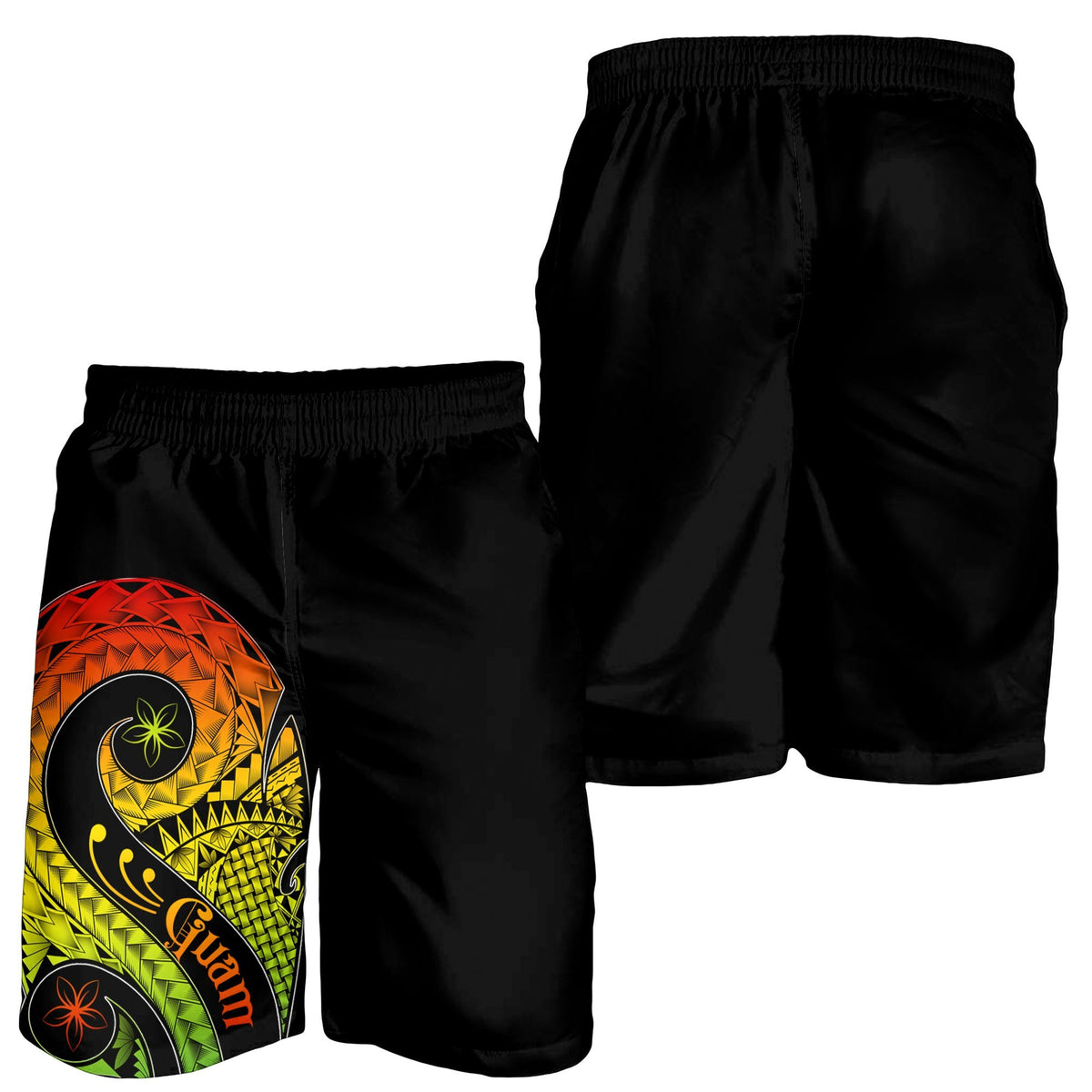 Guam Men's Short - Guam Polynesian Decorative Patterns - Polynesian Pride