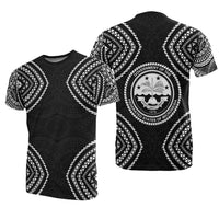 Federated States of Micronesia T Shirt Black Warrior Style Unisex Black - Polynesian Pride