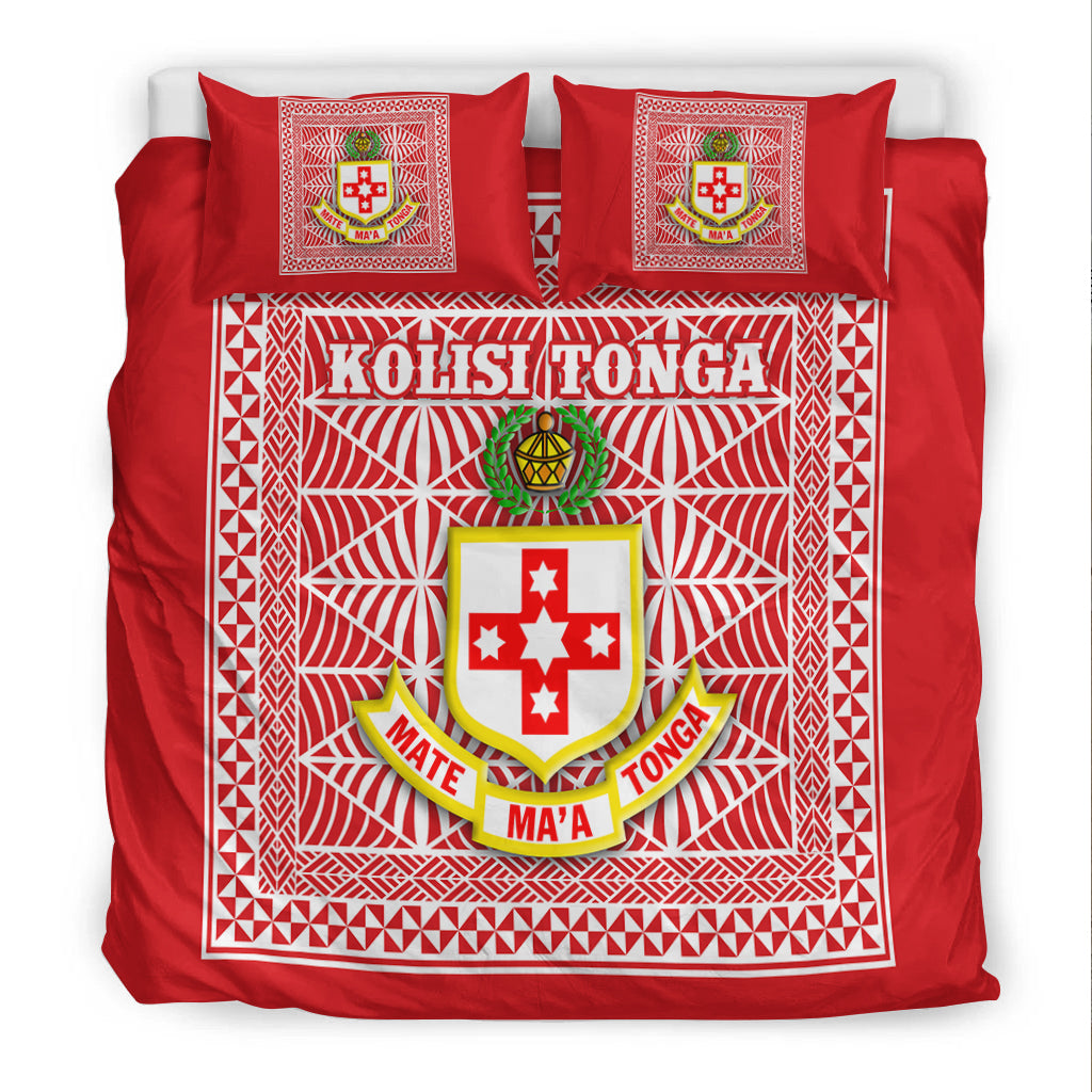 Kolisi Tonga Bedding Set Tonga College Atele LT4 - Polynesian Pride