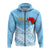 Custom Fiji Suva Rugby Zip up Hoodie Tapa Pattern LT12 - Polynesian Pride