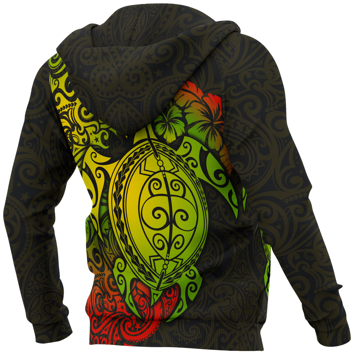 Polynesian Hawaii Hoodie Polynesian Turtle - Polynesian Pride