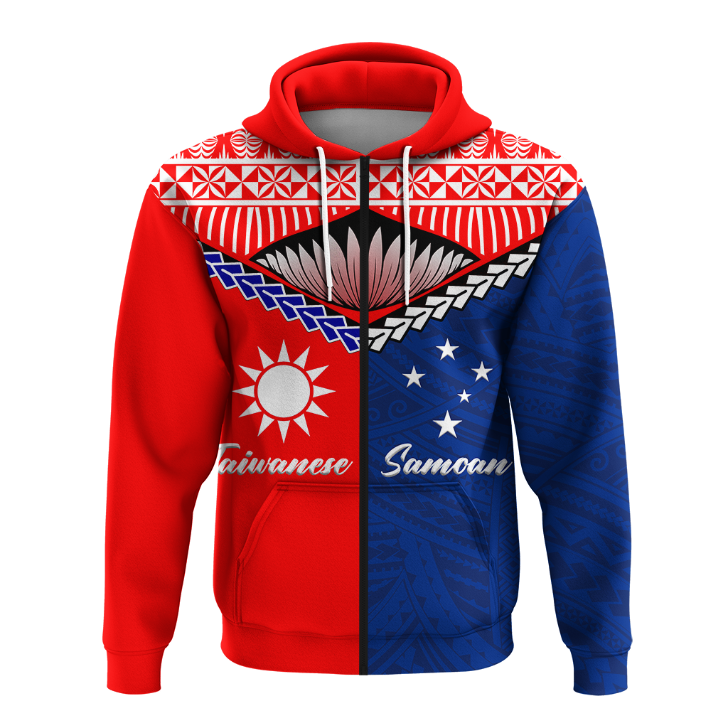 Taiwanese Combine Samoan Pride Hoodie LT12 - Polynesian Pride