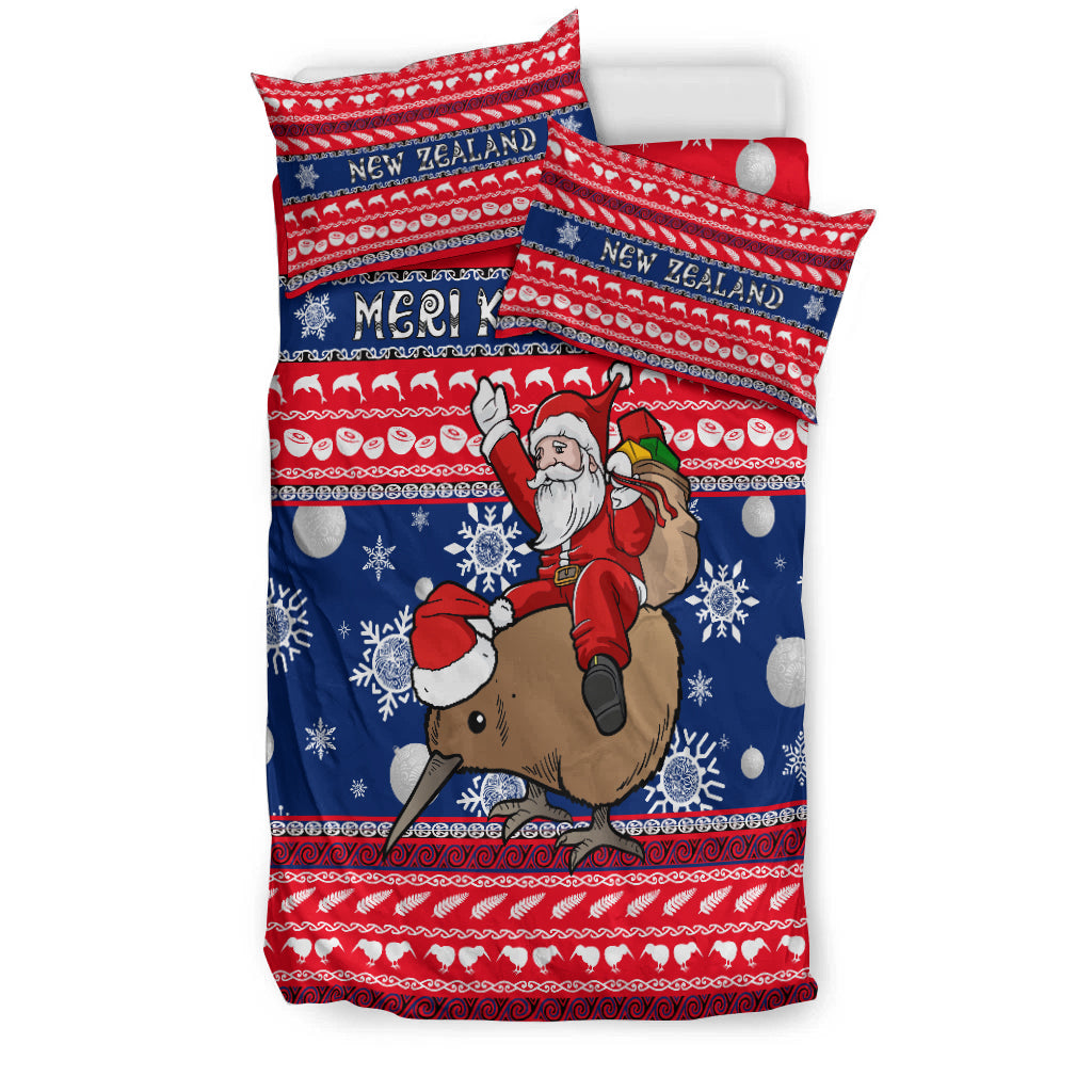 New Zealand Maori Meri Kirihimete Bedding Set - LT2 - Polynesian Pride