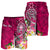 Guam Custom Personalised Men's Shorts - Turtle Plumeria (Pink) - Polynesian Pride