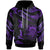 Tuvalu Polynesian Custom Hoodie Polynesian Tattoo Purple Version Unisex Purple - Polynesian Pride