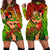 Hawaii Hula Girl Reggae Hoodie Dress - LT2 REGGAE - Polynesian Pride