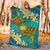 Samoa Polynesian Blanket - Manta Ray Ocean - Polynesian Pride