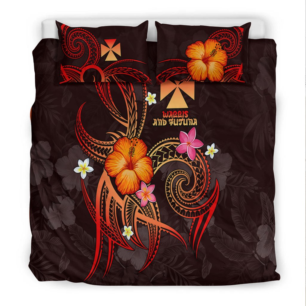 Wallis and Futuna Polynesian Bedding Set - Legend of Wallis and Futuna (Red) - Polynesian Pride