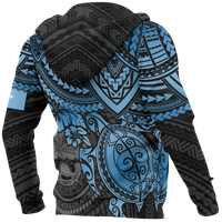 Federated States of Micronesia Hoodie Blue Turtle - Polynesian Pride