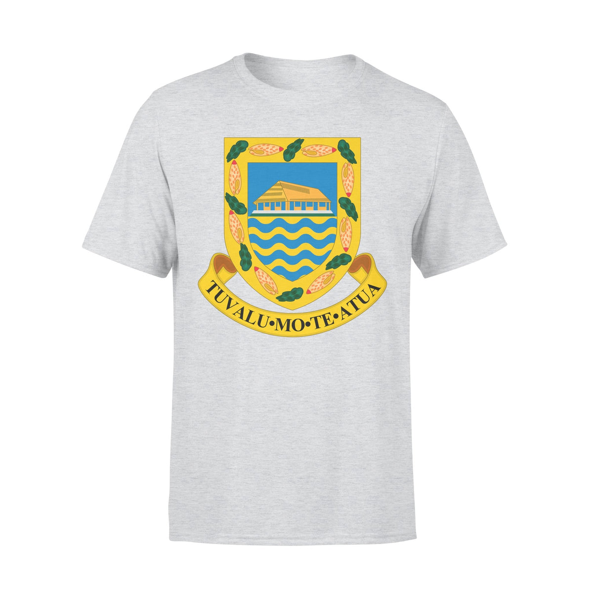 Tuvalu T Shirt Tuvaluan Coat of Arm - Polynesian Pride