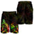 New Caledonia Polynesian Men's Shorts - Turtle With Blooming Hibiscus Reggae - Polynesian Pride