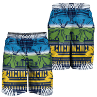 Polynesian Shirt - Hibiscus Flower Tribal Fabric - Polynesian Pride
