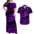 Hawaii Hammer Shark Polynesian Matching Dress and Hawaiian Shirt Matching Couples Outfit Unique Style Purple LT8 Purple - Polynesian Pride