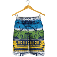 Polynesian Shirt - Hibiscus Flower Tribal Fabric - Polynesian Pride