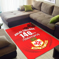 Kolisi Tonga College Atele Area Rug 140 Years Anniversary Tongan Ngatu Ver.02 LT13 - Polynesian Pride