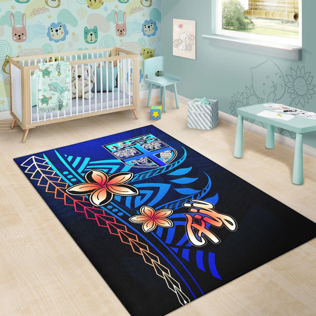 Fiji Area Rug - Vintage Tribal Mountain - Polynesian Pride