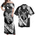 Hawaii Couple Outfits Matching Dress and Hawaiian Shirt Hawaii Map Hibiscus Turtle Fish Hook Polynesian RLT14 - Polynesian Pride