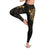 Chuuk Micronesia Women's Leggings - Gold Pineapple - Polynesian Pride