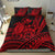 Hawaii Turtle With Hibiscus Tribal Red Bedding Set - LT12 - Polynesian Pride