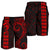 Hawaii Warrior Men's Shorts Red Red - Polynesian Pride