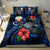 Philippines Polynesian Bedding Set - Blue Turtle Hibiscus - Polynesian Pride