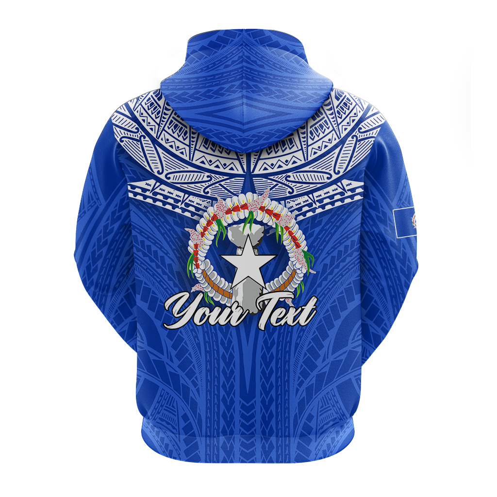Custom Northern Mariana Islands Guguan Zip Hoodie LT12 - Polynesian Pride