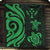 Kosrae Premium Quilt - Green Tentacle Turtle - Polynesian Pride