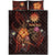 Nauru Polynesian Quilt Bed Set - Legend of Nauru (Red) - Polynesian Pride