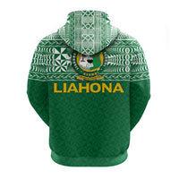 Custom Liahona Tonga Hoodie Tongan Pattern LT12 - Polynesian Pride