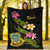 Tuvalu Polynesian Blanket - Plumeria Tribal - Polynesian Pride